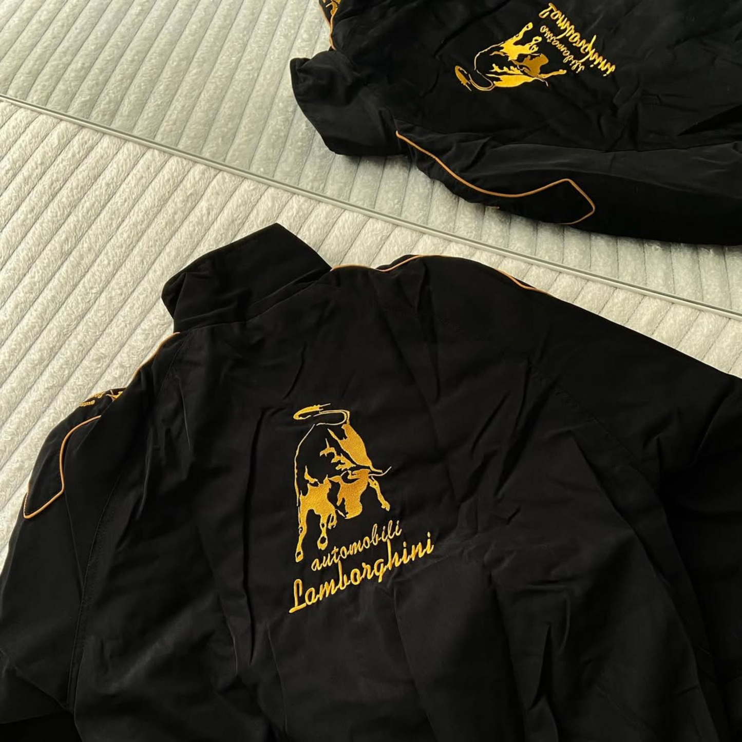 Lamborghini Puffer Embroidery Jacket