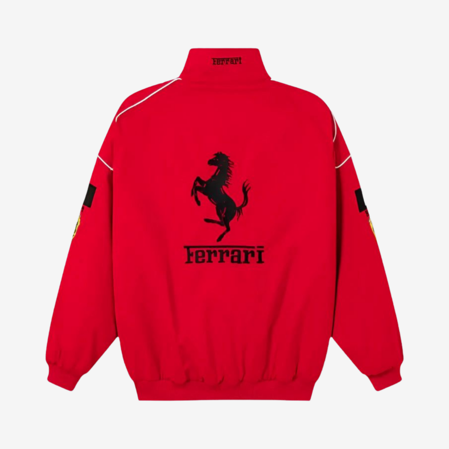 Red Ferrari F1 Speed Jacket | Motorsport & Streetwear Fusion