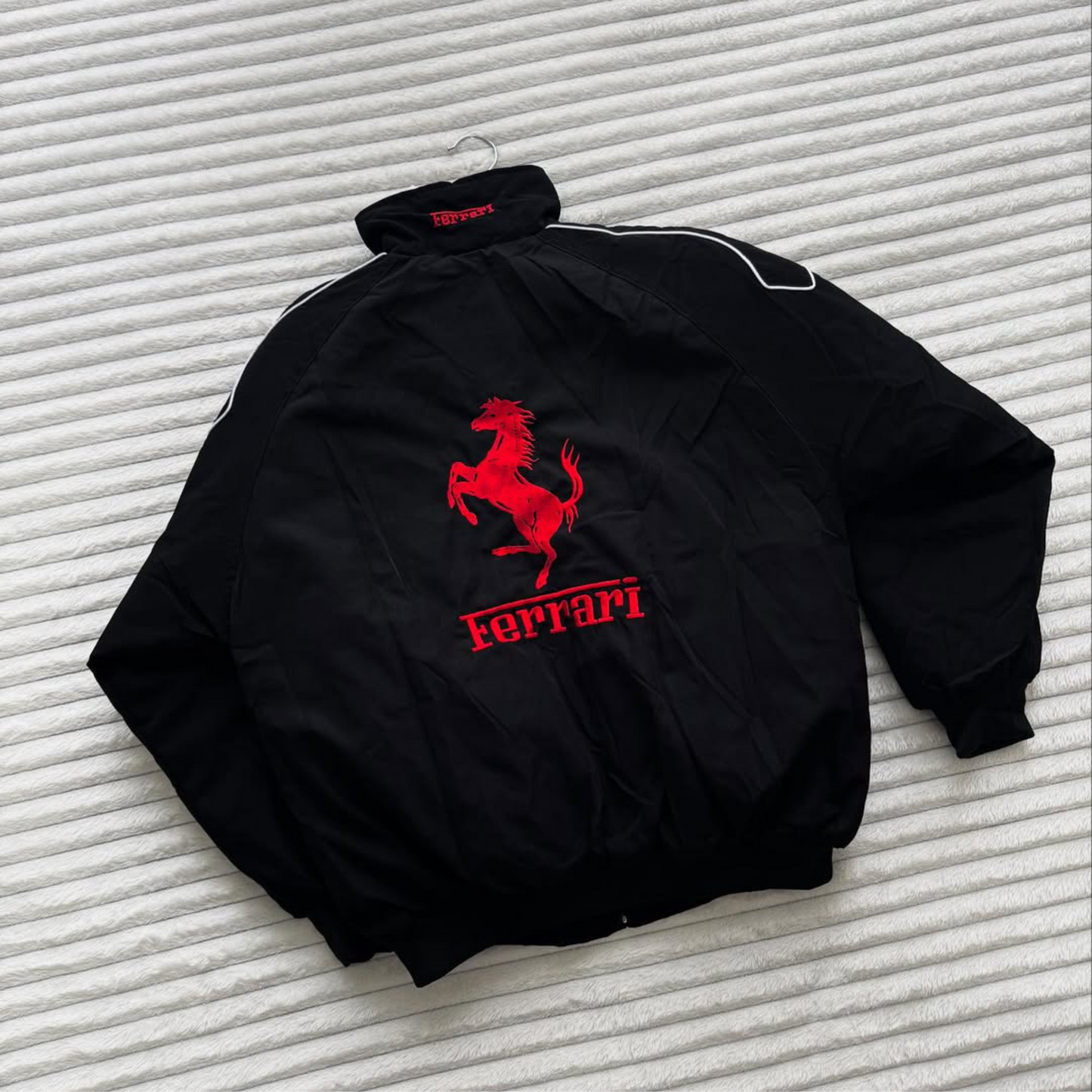 Ferrari Puffer Embroidery Jacket