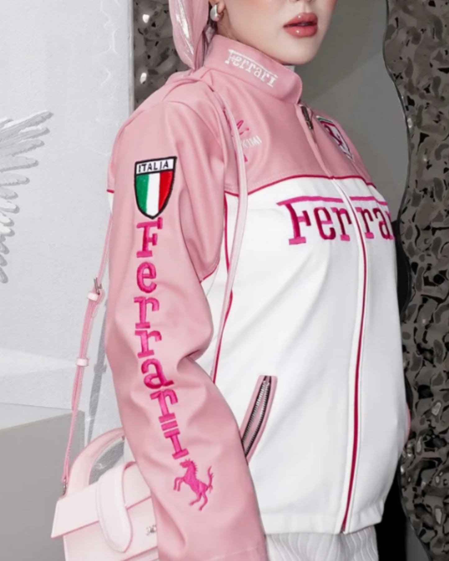 Ferrari F1 Leather Jacket