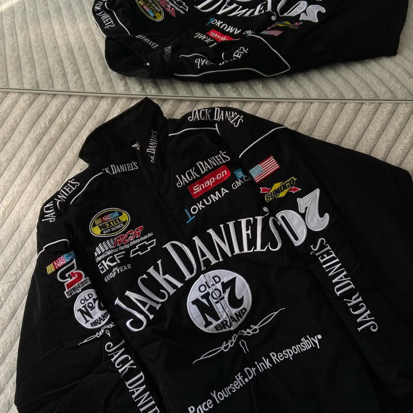 Jack Denial Puffer Embroidery Jacket
