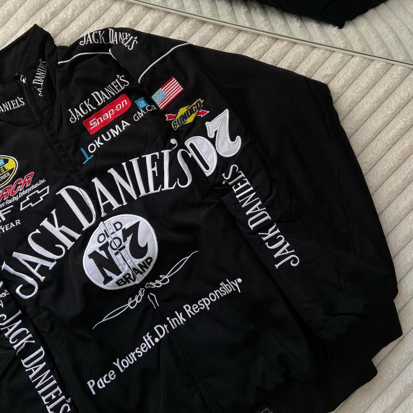 Jack Denial Puffer Embroidery Jacket