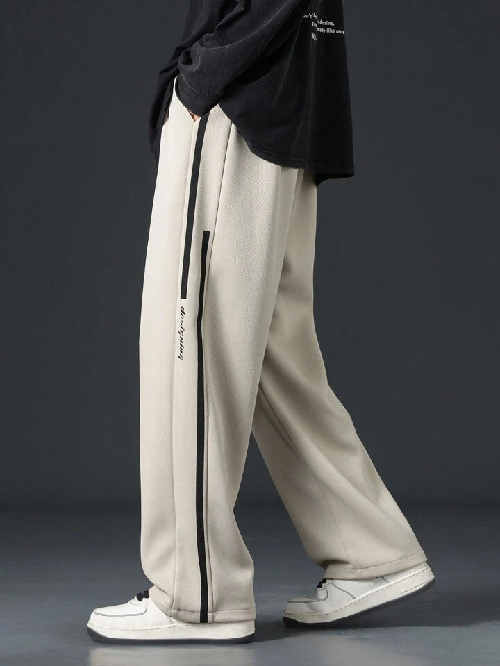 Beige Trackpants – Classic Aesthetic Streetwear | Bombyy Clothings