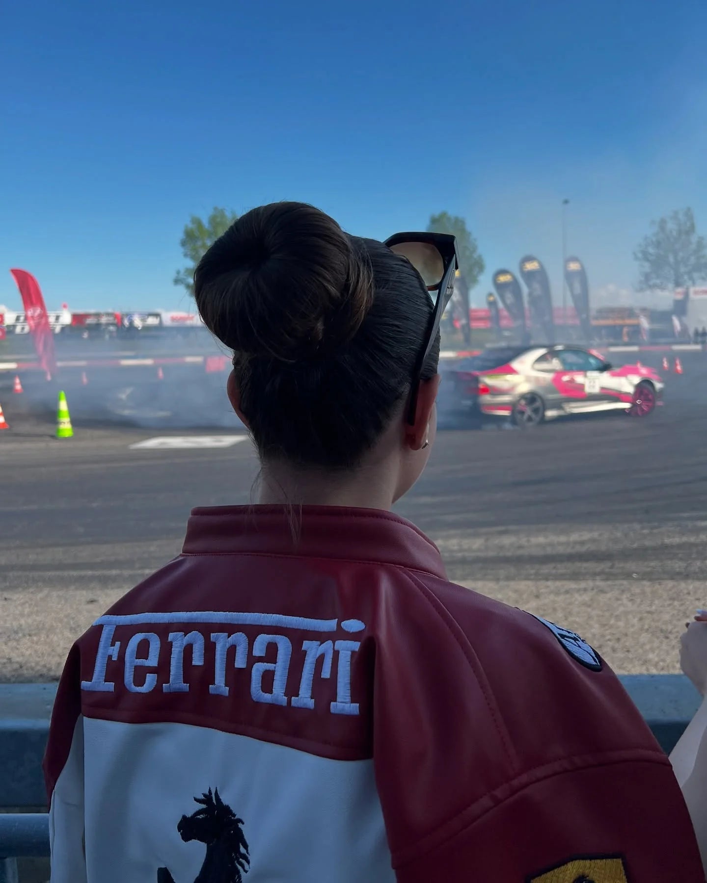 F1 FERRRAI LEATHER UNISEX LEATHER JACKKET