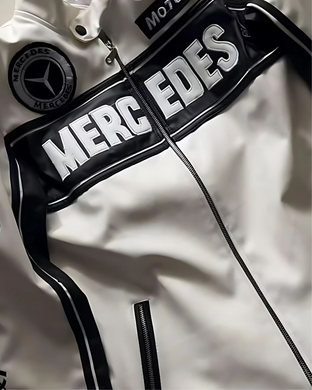 F1 MERCEDES LEATHER UNISEX JACKET