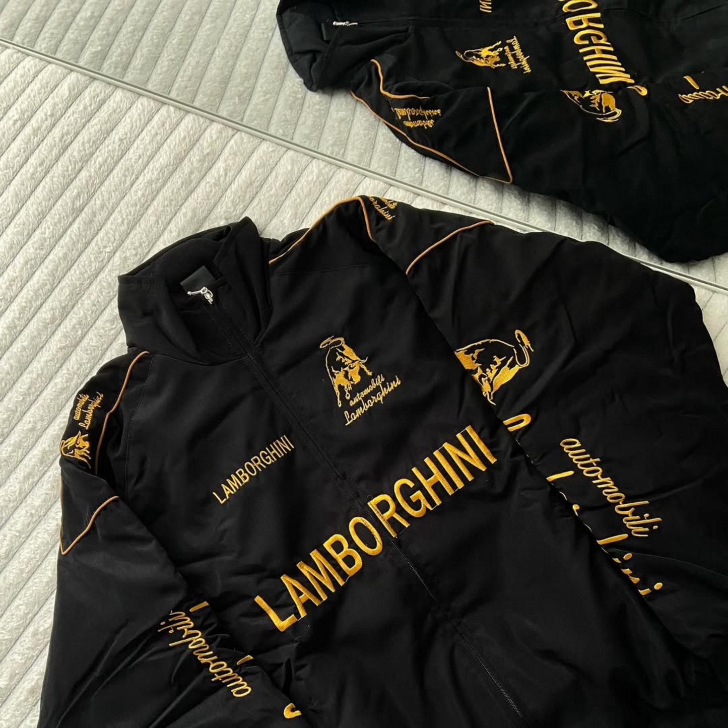 Lamborghini Puffer Embroidery Jacket