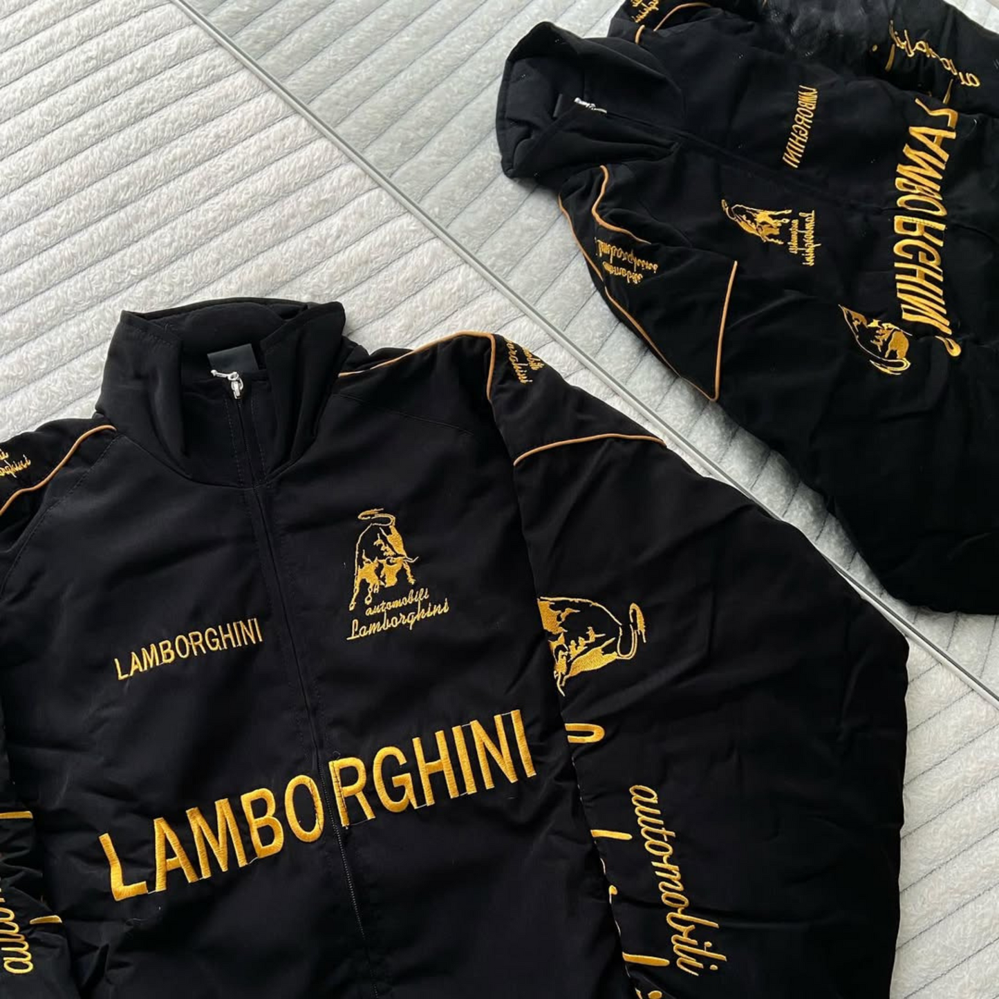 Lamborghini Puffer Embroidery Jacket