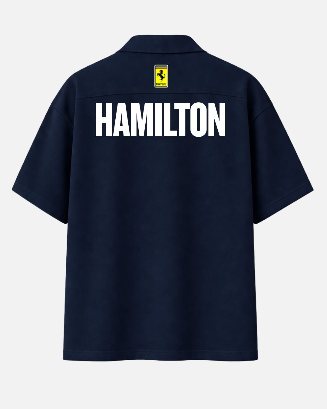 Hamilton Formula One Navy Blue Oversized Shirt – Premium Unisex | BombyyClothing