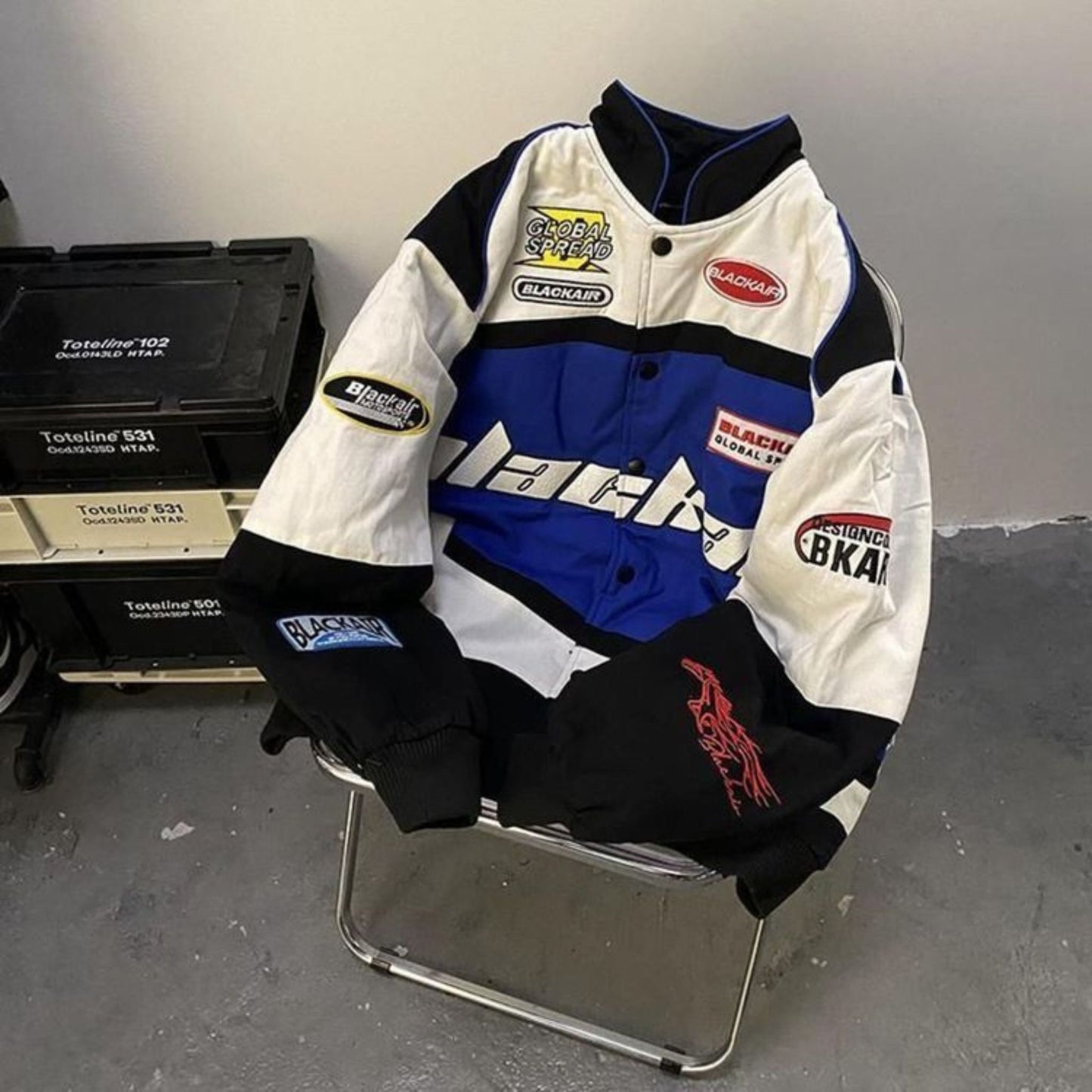 Blackair Racing Motorcycle Vintage Jacket | Fashion & Racer Style