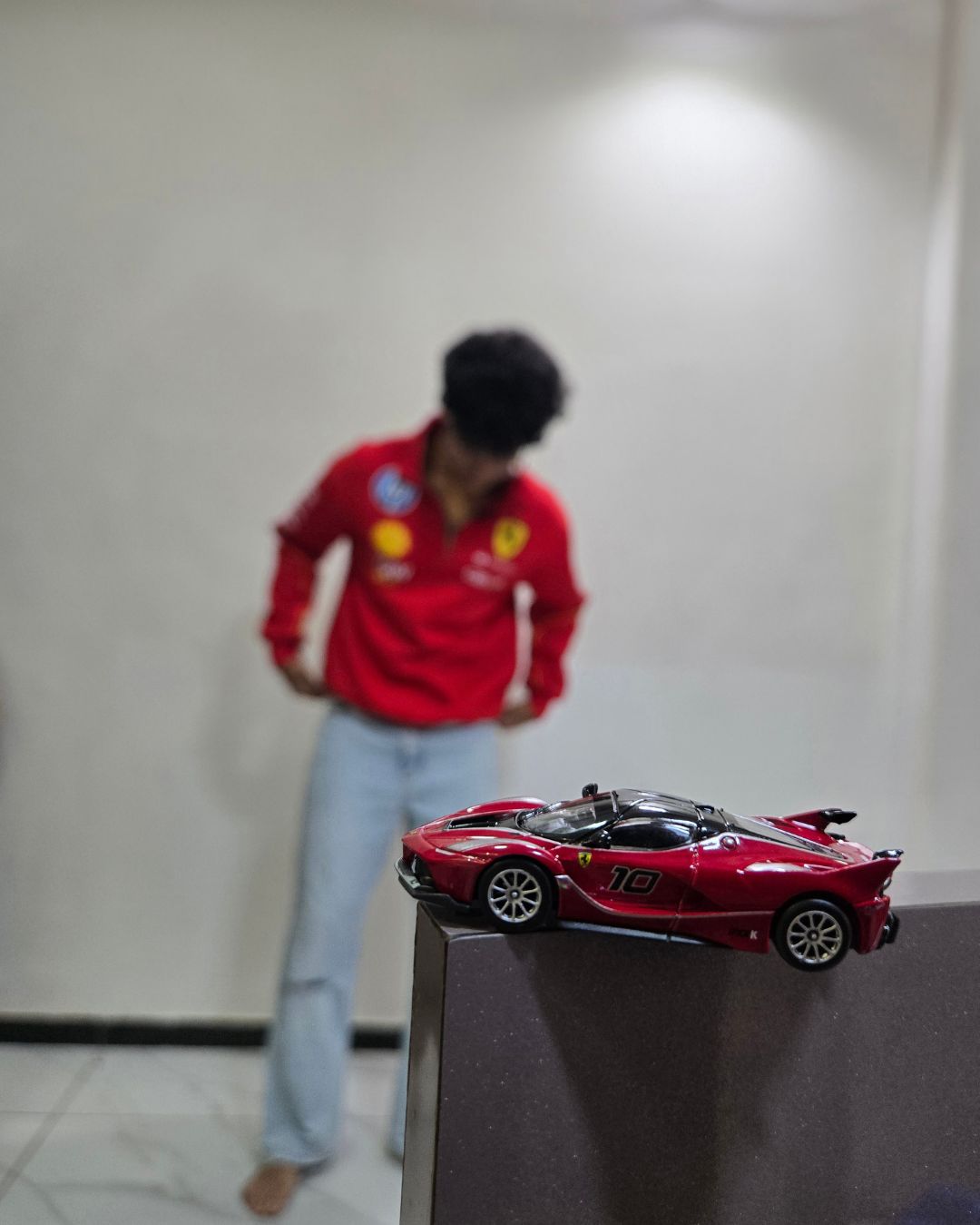 BombyyClothings Scuderia F1 Ferrari Inspired Vintage Half Zip Polo – Explore Upgrade Edition