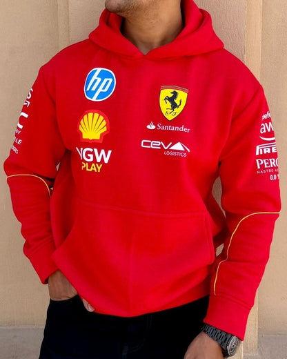 BombyyClothings Scuderia Vintage Racing Hoodie – Explore Upgrade Edition