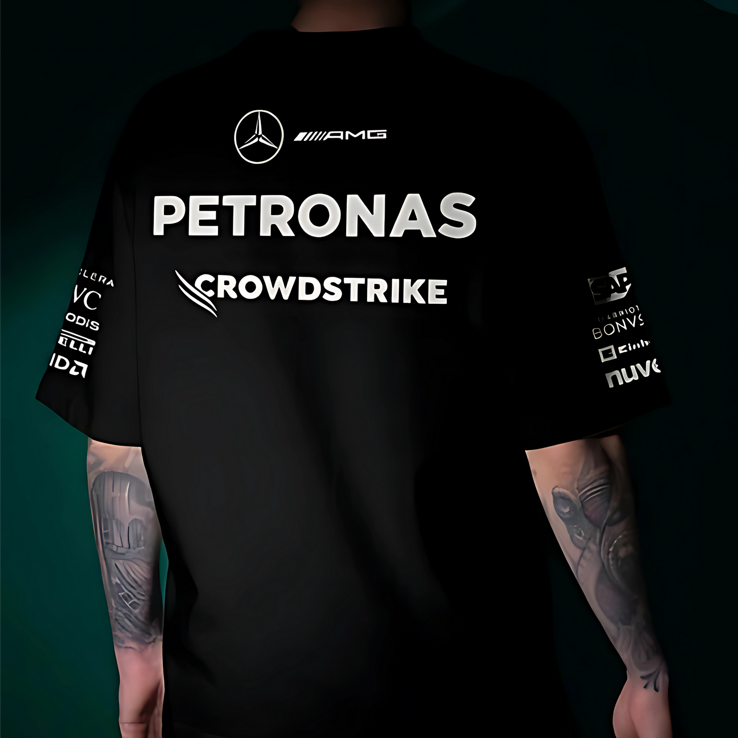 Petronas T-Shirt  ll  black F1 t-shirt