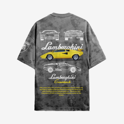 Lamborghini Vintage Acid Wash T-Shirt