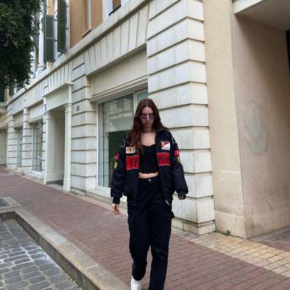 Parachute Puffer Embroidery Jacket | Unisex | Bombyy