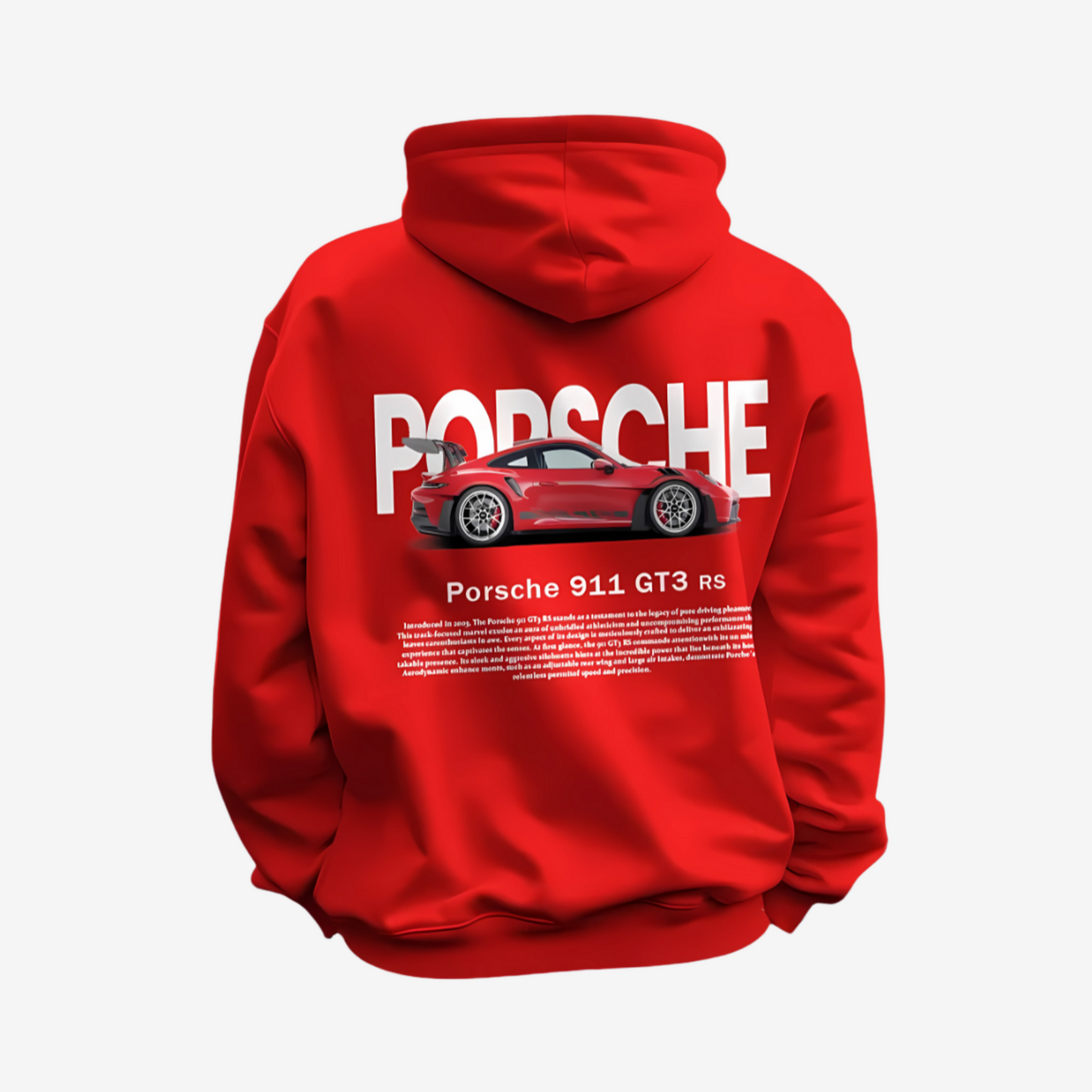 Porsche Vintage Hoodie | Red