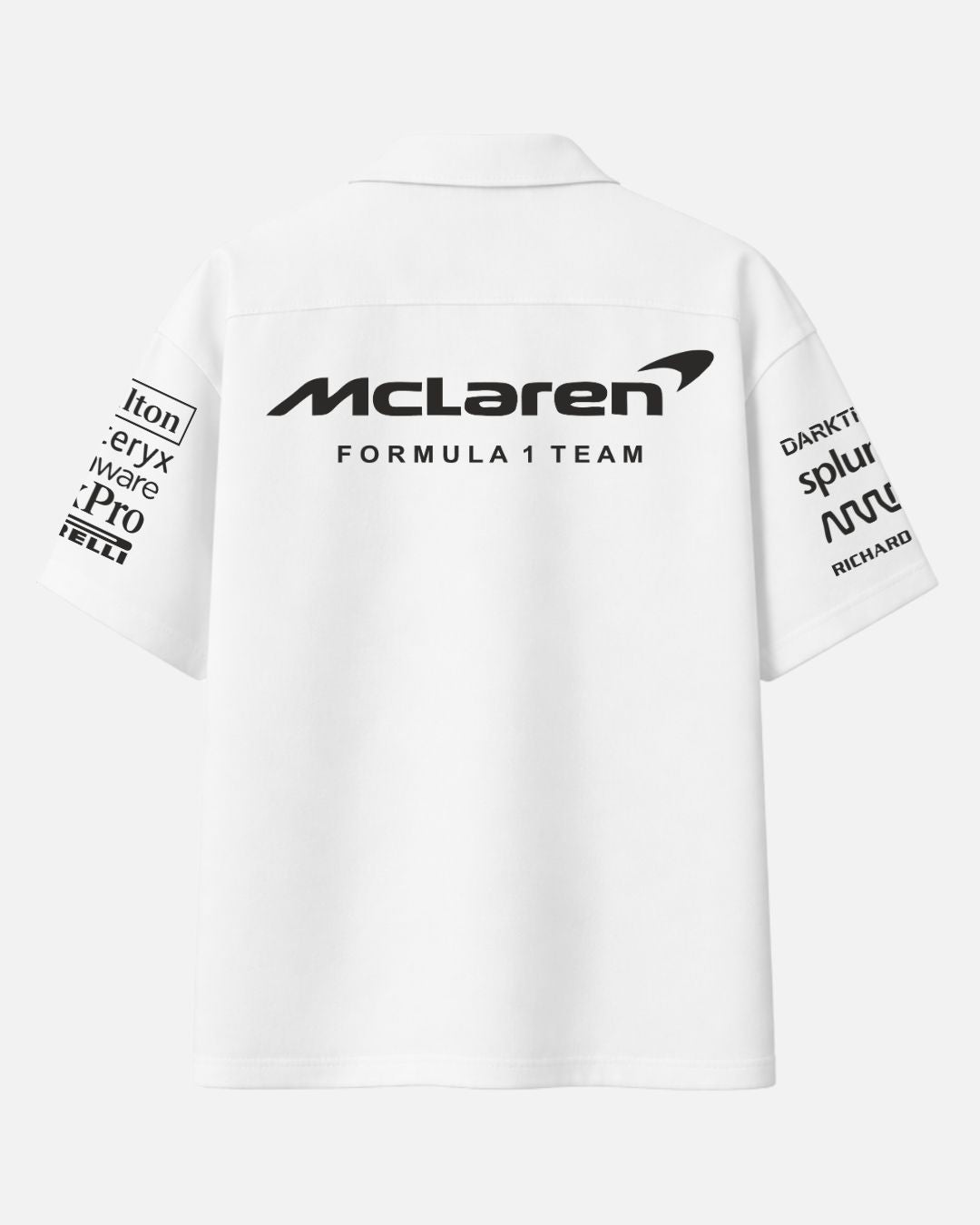 McLaren Formula One White Oversized Shirt – Premium Unisex| BombyyClothing
