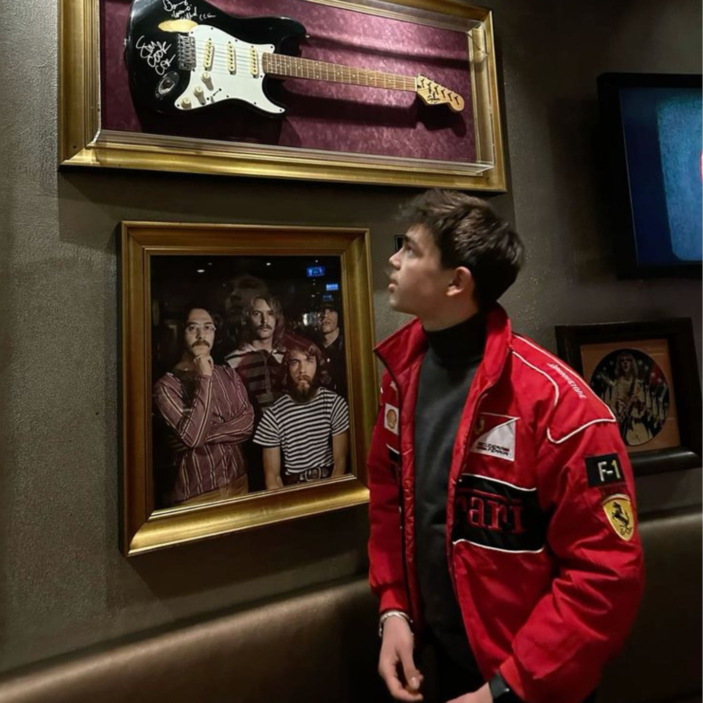 Red Ferrari F1 Speed Jacket | Motorsport & Streetwear Fusion