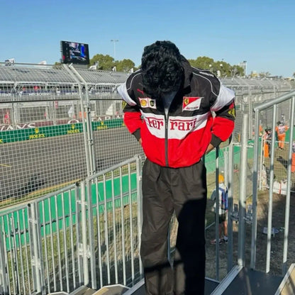 Ferrari F1 Vintage Racer Jacket | Classic Motorsport Fashion