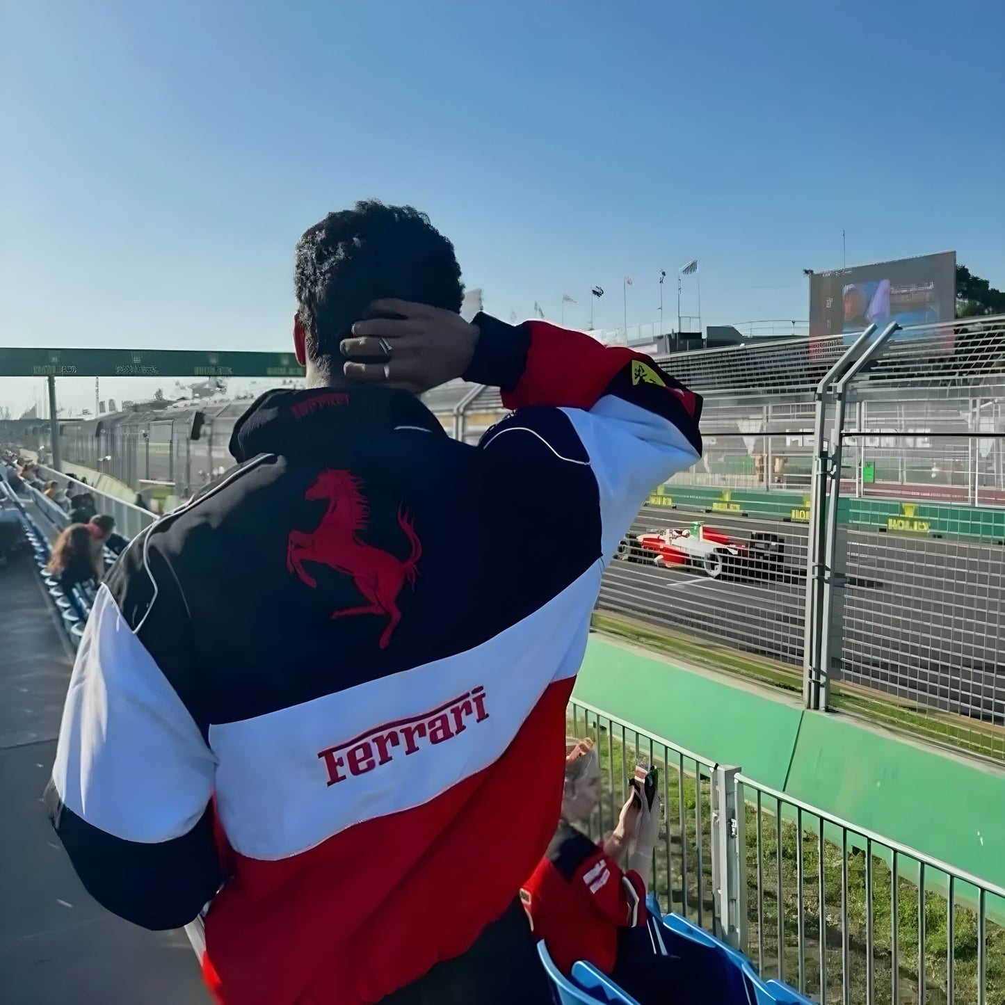 Ferrari F1 Vintage Racer Jacket | Classic Motorsport Fashion