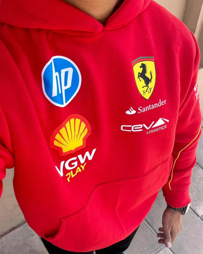 BombyyClothings Scuderia Vintage Racing Hoodie – Explore Upgrade Edition