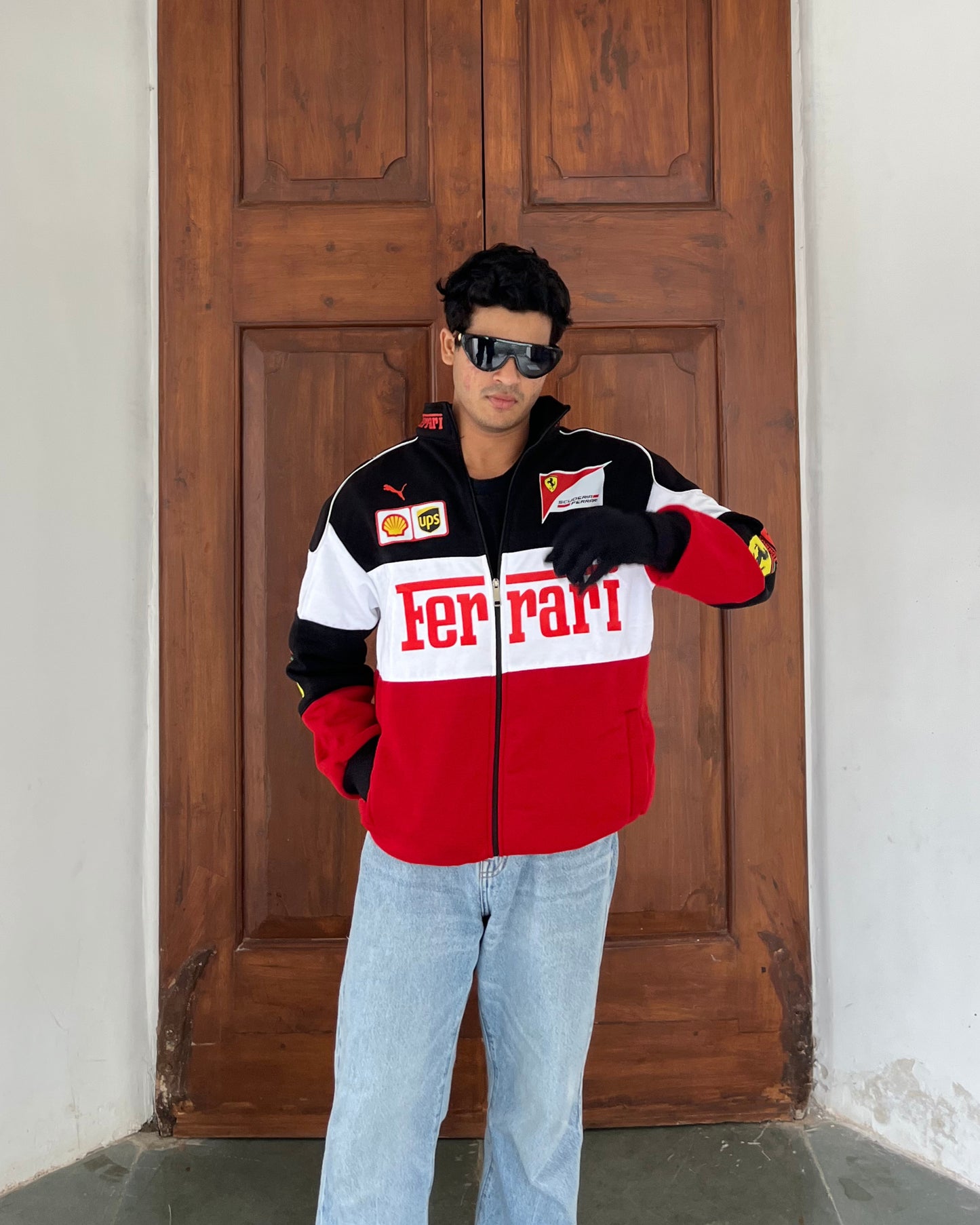Ferrari F1 Vintage Racer Jacket | Classic Motorsport Fashion