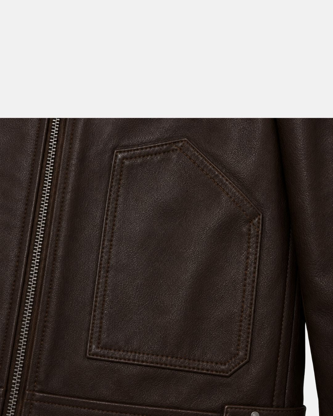 Bombyy Dark Brown Premium Leather Jacket – Regular Fit | All-Season Classic