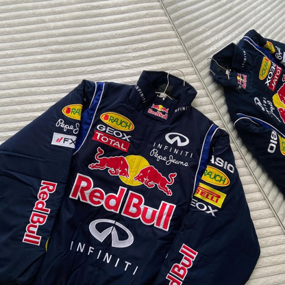 Premium Embroidered Red Bull Racing Jacket – Exotix Streetwear