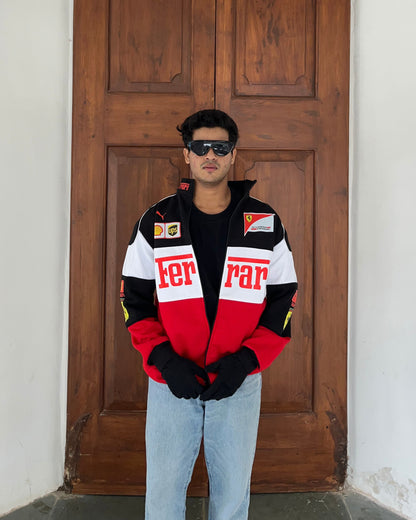Ferrari F1 Vintage Racer Jacket | Classic Motorsport Fashion