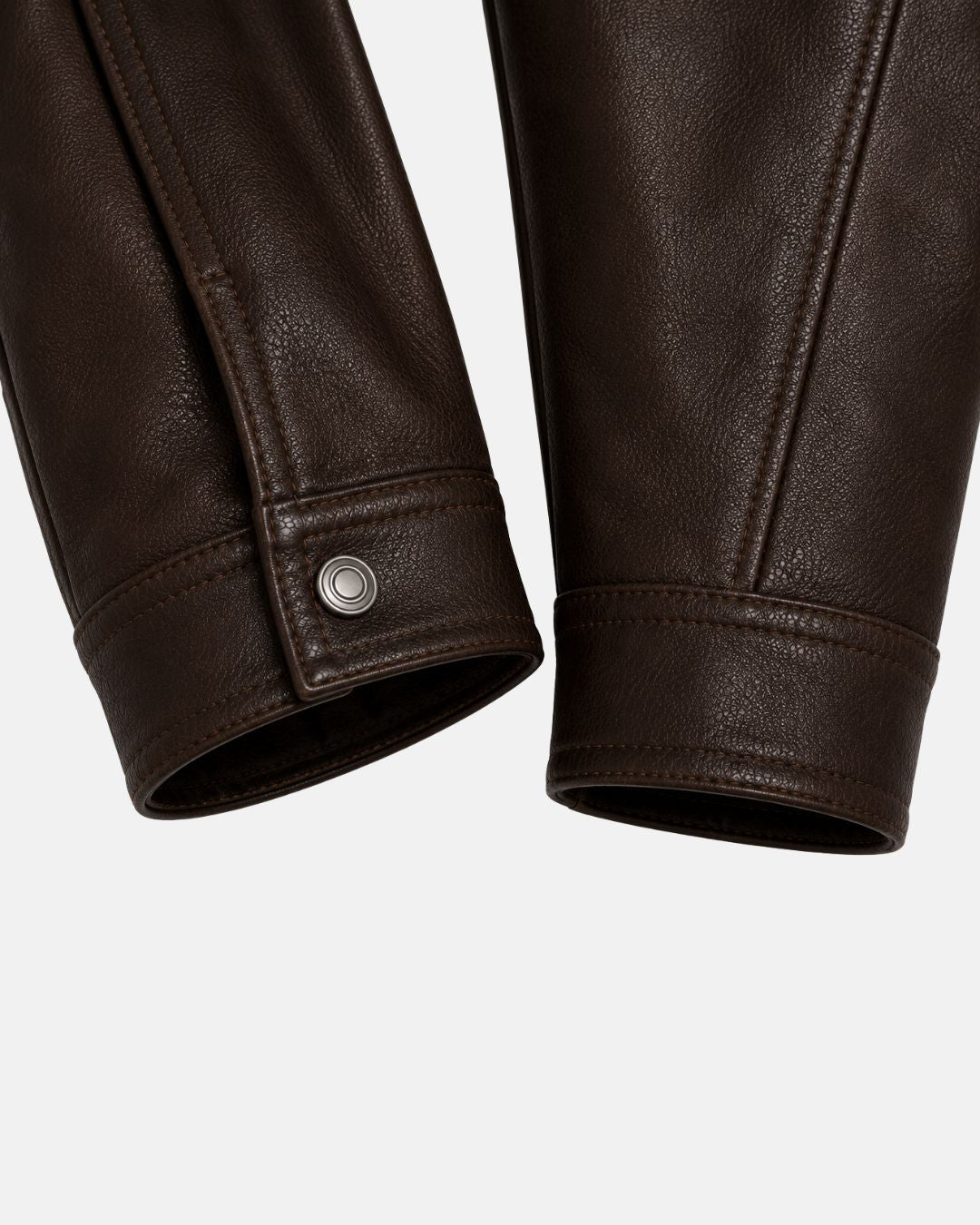 Bombyy Dark Brown Premium Leather Jacket – Regular Fit | All-Season Classic