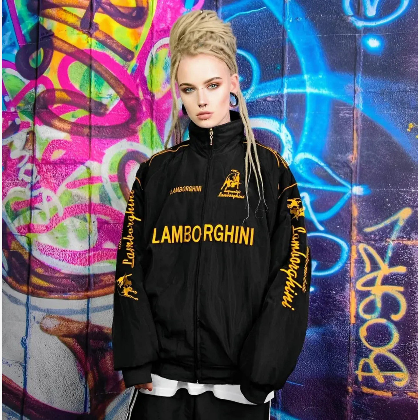 Premium Lamborghini Racing Jacket - Unisex F1 Racing Jacket