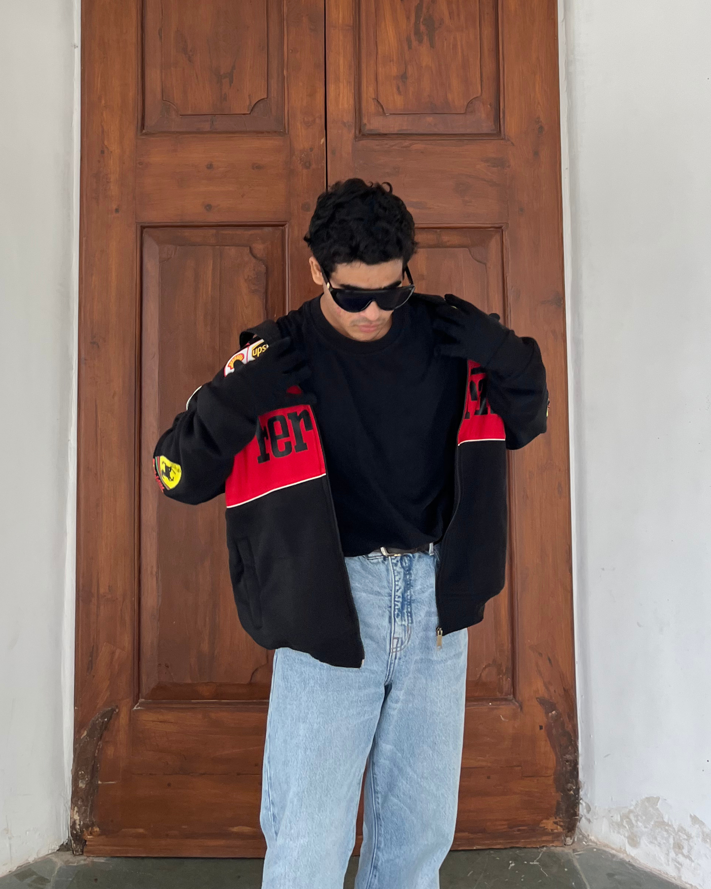 Black Ferrari Racing Jacket : A Stylish Tribute to Ferrari's Legacy