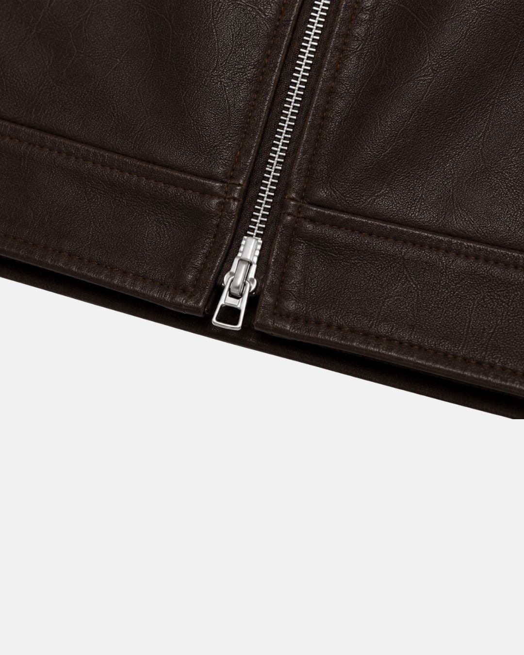 Bombyy Dark Brown Premium Leather Jacket – Regular Fit | All-Season Classic