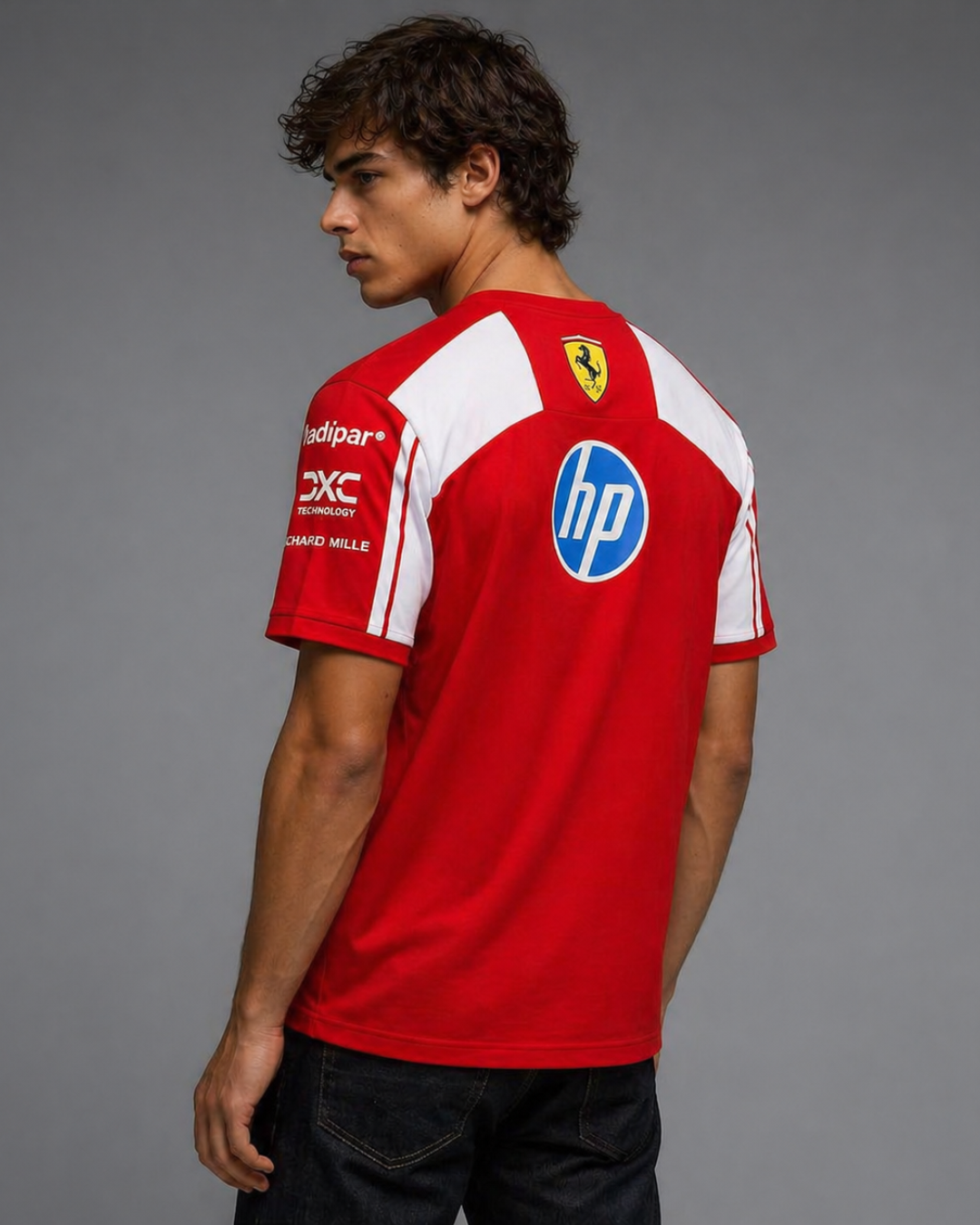 Scuderia Ferrari HP Replica Performance T-Shirt – Official F1 Team Style Tee