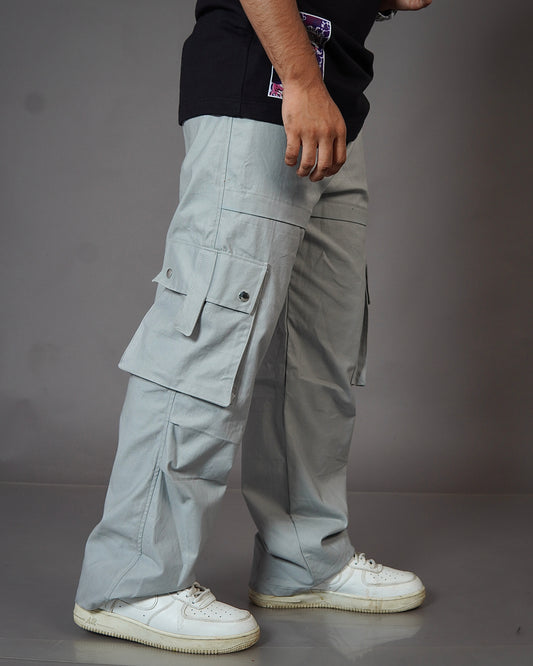 Grey Cargo Pants – Minimal Aesthetic Utility Wear for Everyday Style | Bombyy Clothings