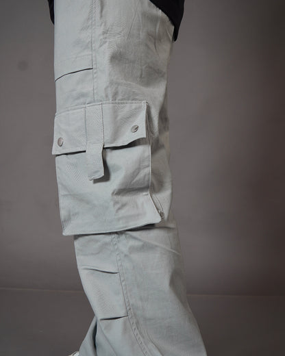 Grey Cargo Pants – Minimal Aesthetic Utility Wear for Everyday Style | Bombyy Clothings