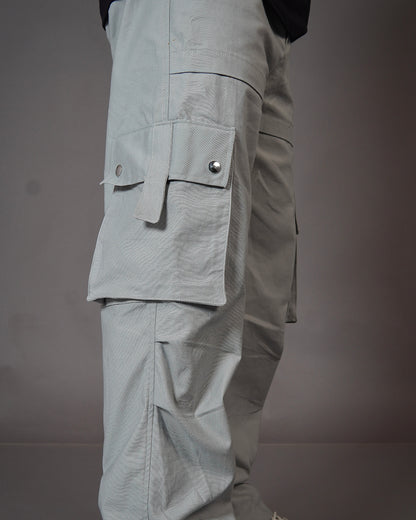 Grey Cargo Pants – Minimal Aesthetic Utility Wear for Everyday Style | Bombyy Clothings