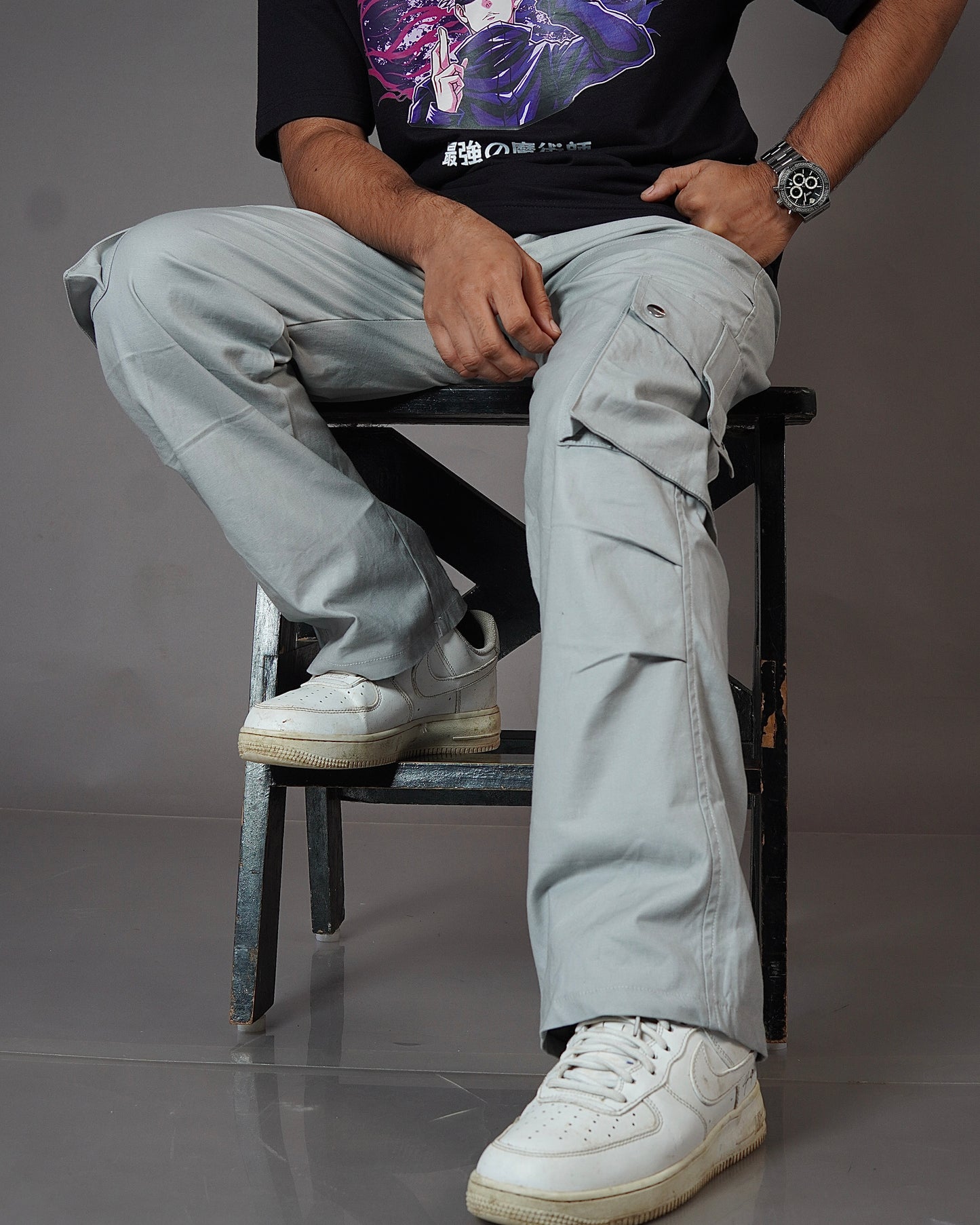 Grey Cargo Pants – Minimal Aesthetic Utility Wear for Everyday Style | Bombyy Clothings
