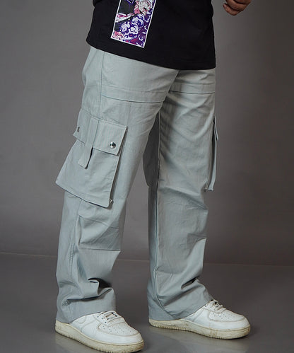 Grey Cargo Pants – Minimal Aesthetic Utility Wear for Everyday Style | Bombyy Clothings