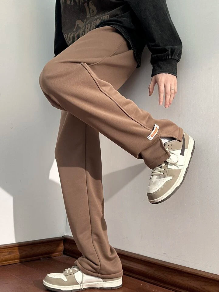 Brown Trackpants  – Classic Aesthetic Streetwear | Bombyy Clothings