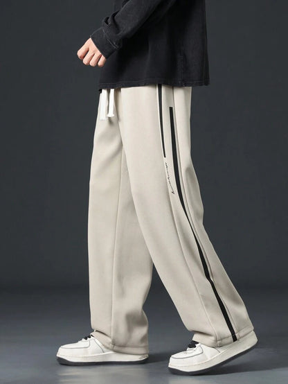 Beige Trackpants – Classic Aesthetic Streetwear | Bombyy Clothings