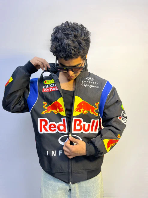 Red Bull racing jacket vintage motorsport style premium quality men Bombyy Clothing