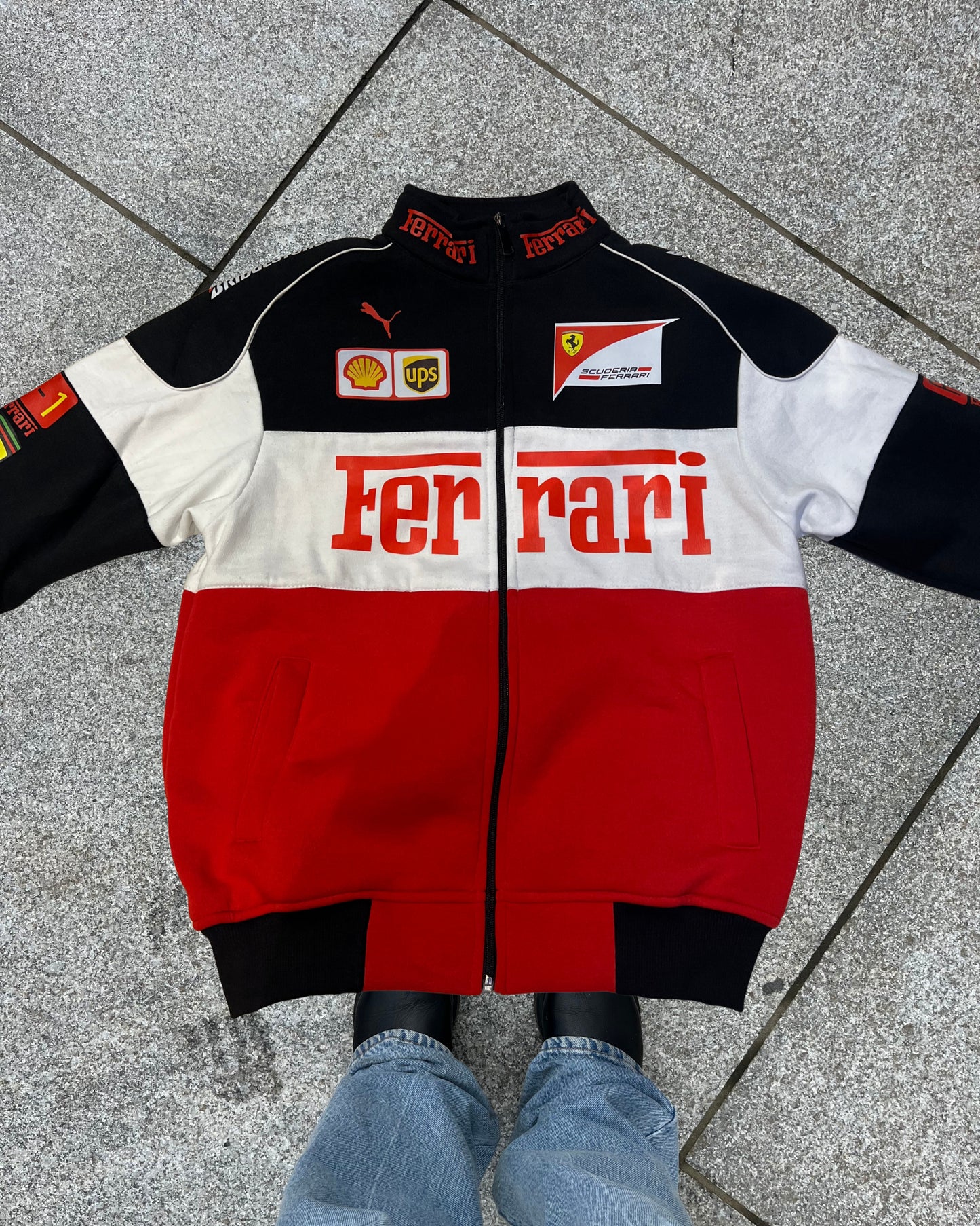 Ferrari F1 Iconic Parachute Puffer Jacket