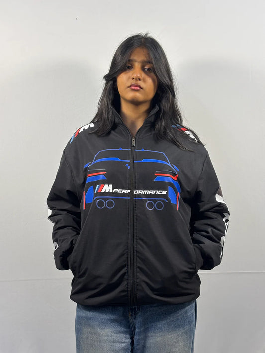 bmw e30 vintage motorsport puffer jacket,bmw e30 racing jacket winter wear india